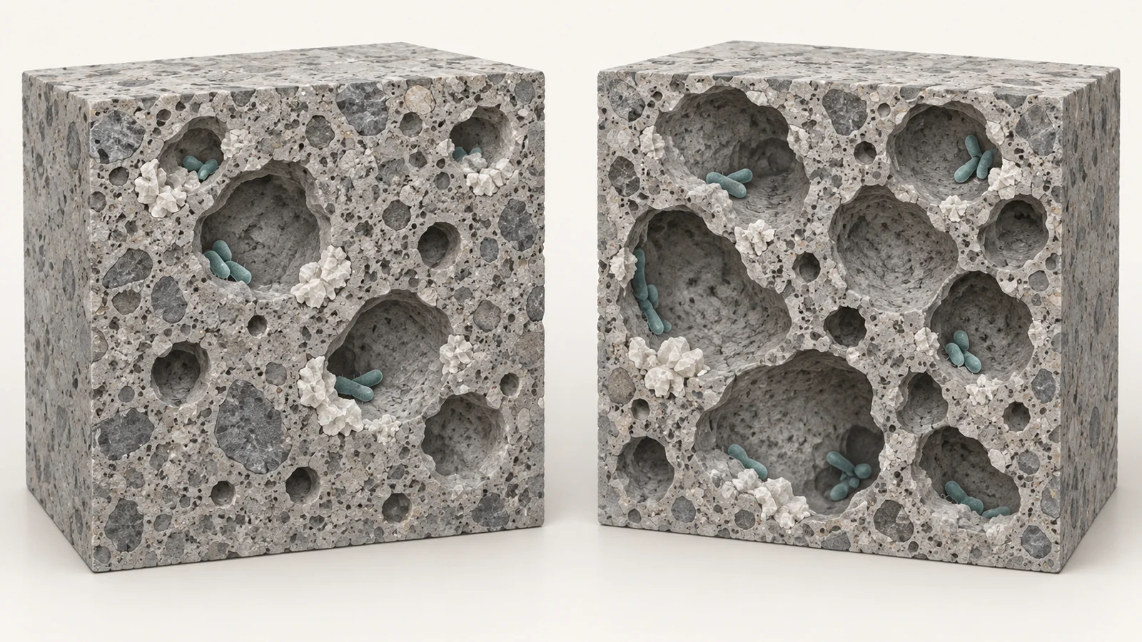 Why making more room for bacteria did not produce the strongest mortar