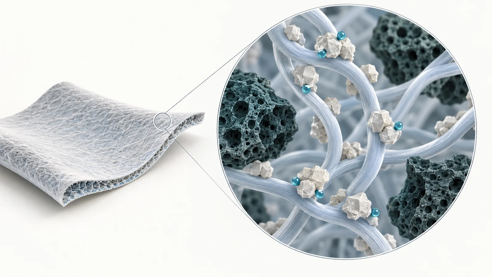Turning ordered protein fibers into gels, films, and filters