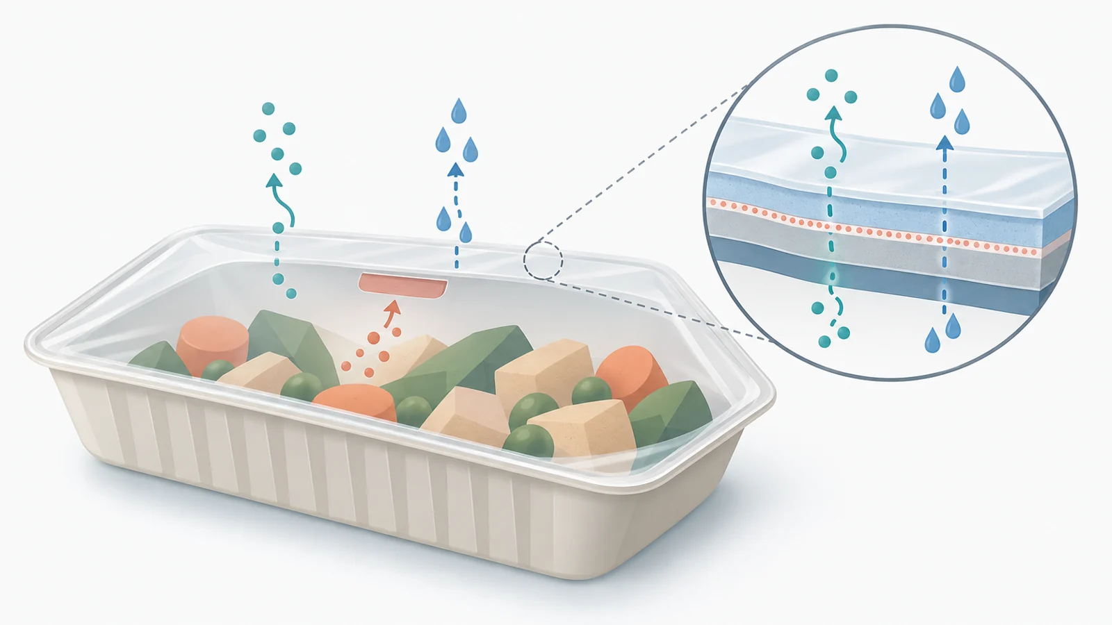 Food packaging has to work through the last serving