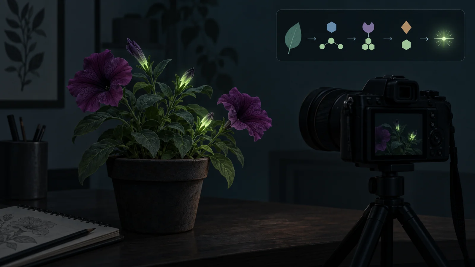 A better fungal pathway brings more glowing plants into view