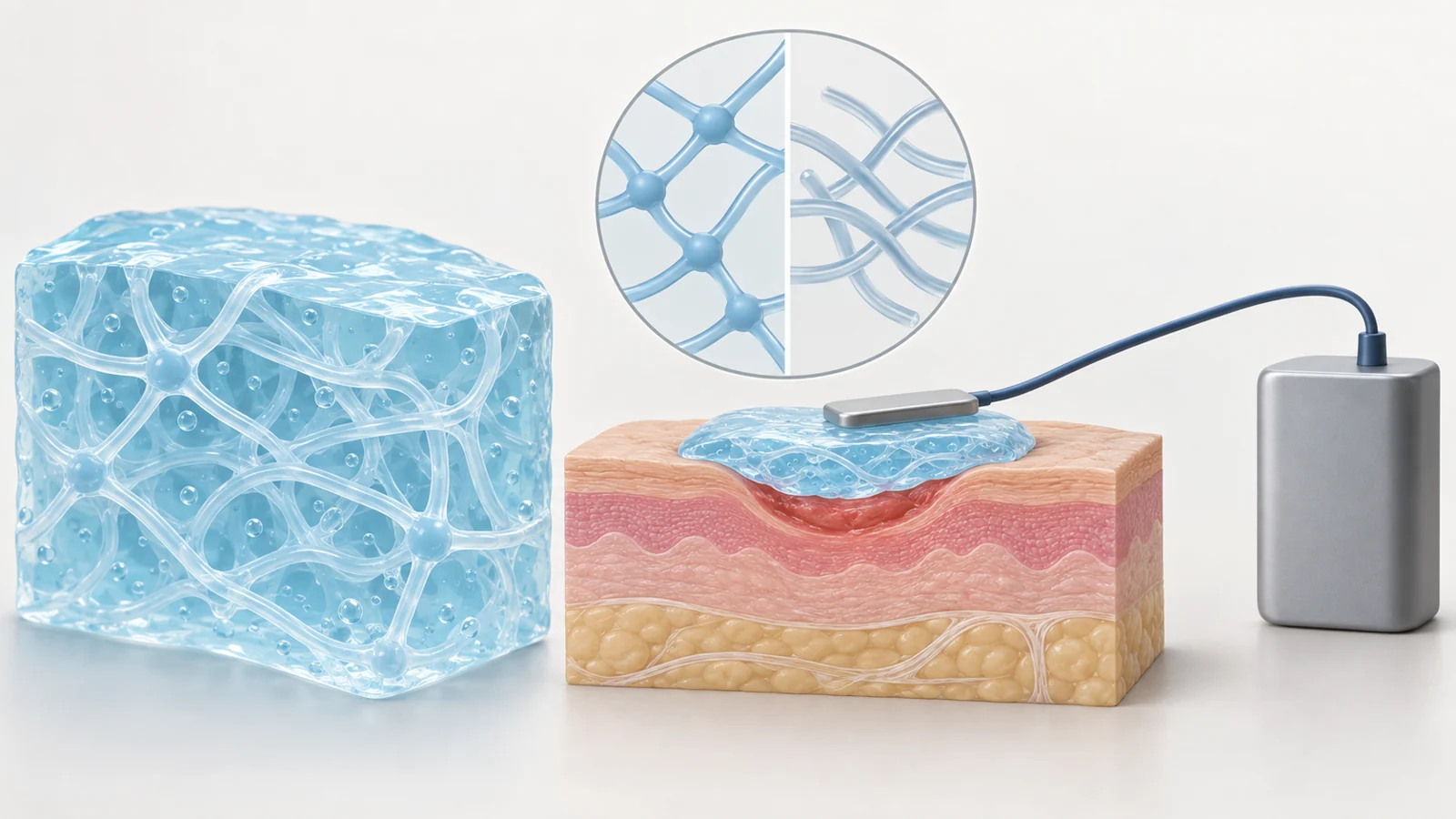 How fiber-based gels could support wound care and local drug delivery