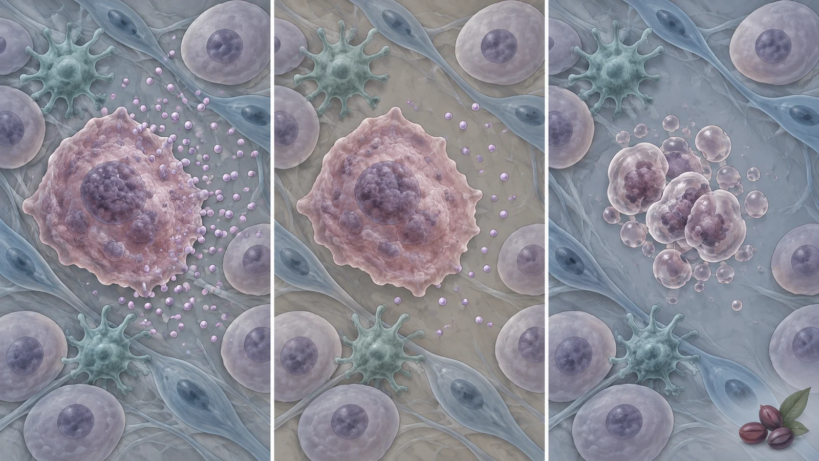 How plant compounds could change what aging cells release