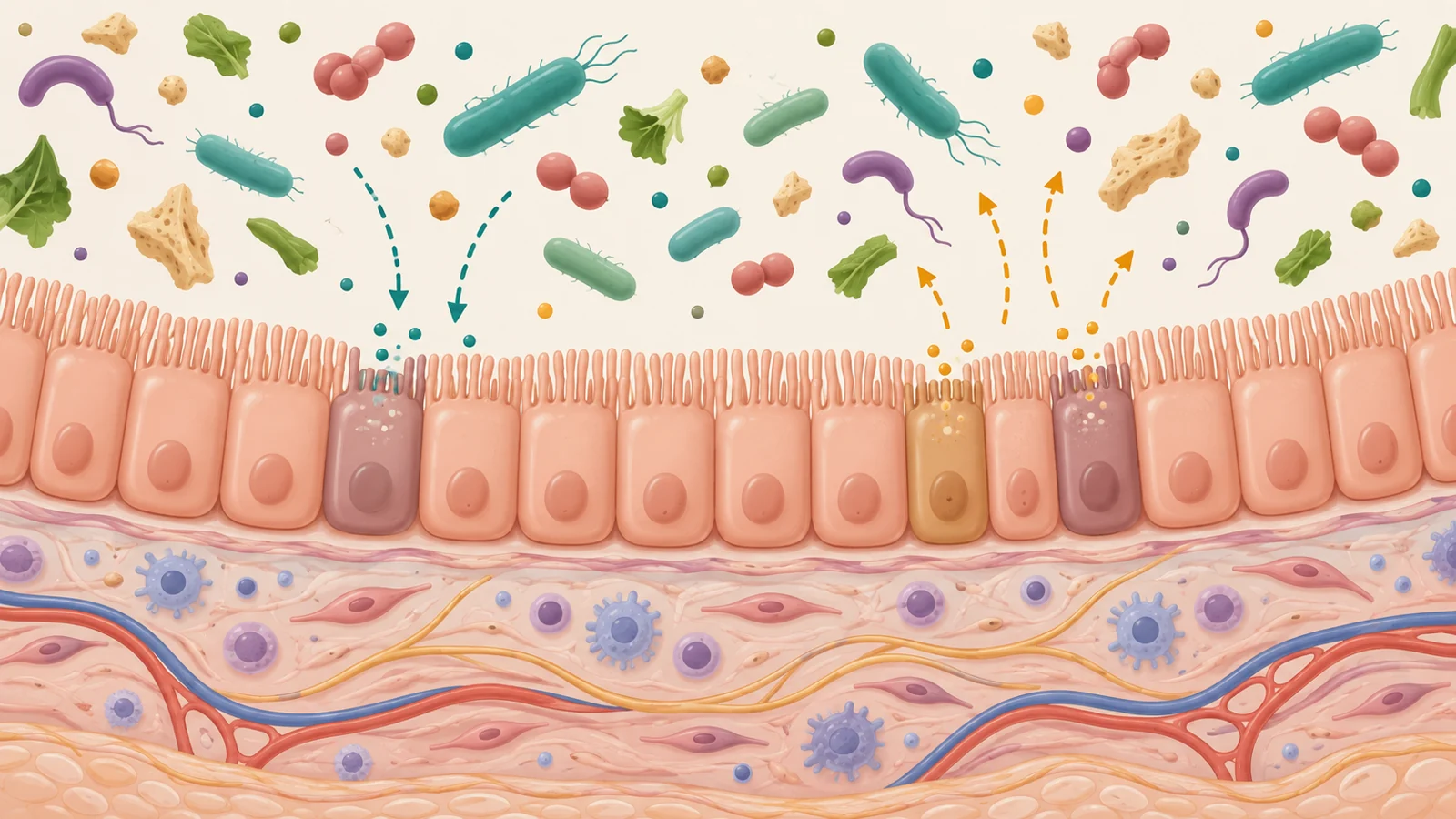 How gut microbes and senescent cells could reshape the intestinal environment