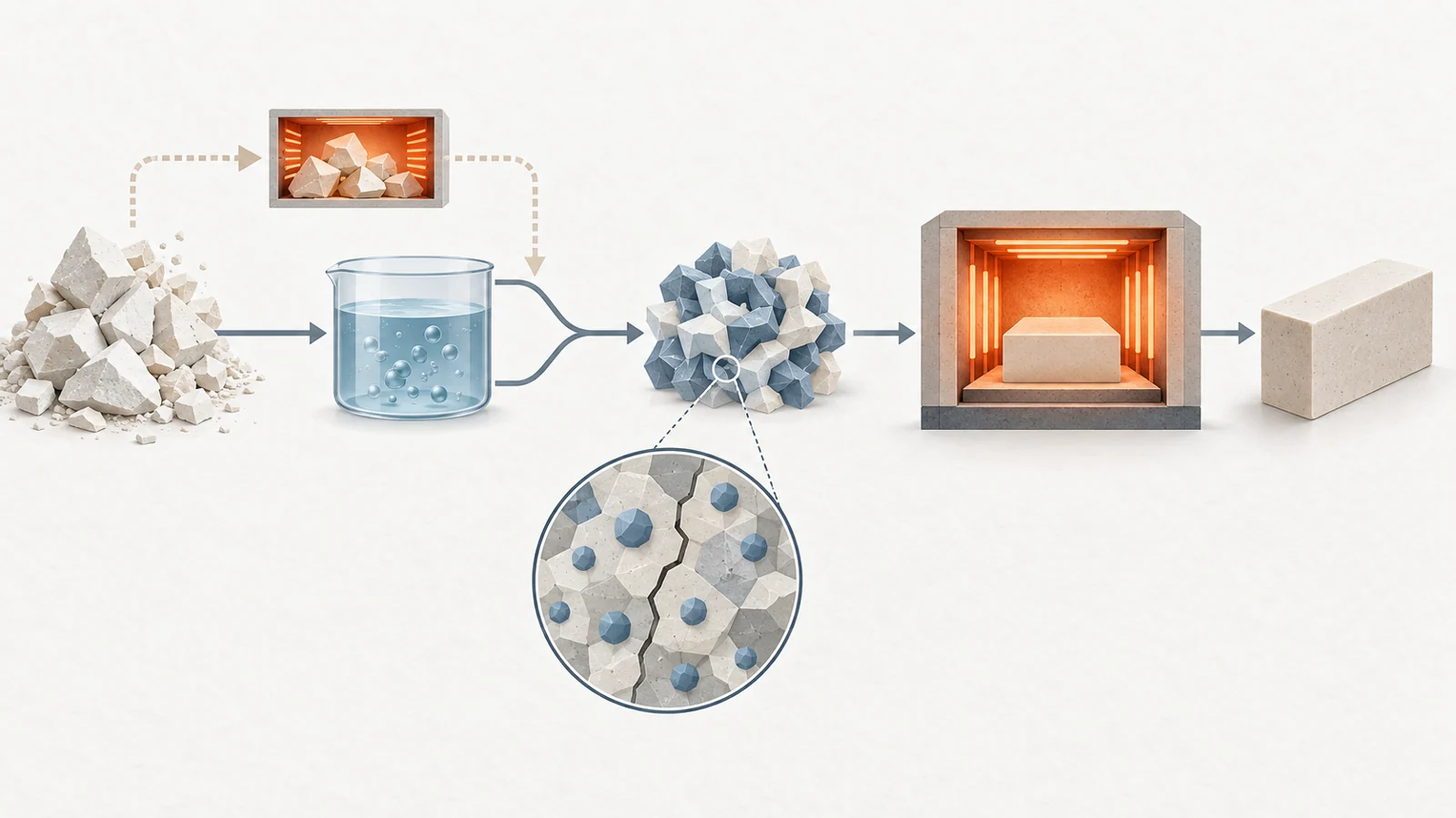 Why clay preparation and firing matter for ceramic strength