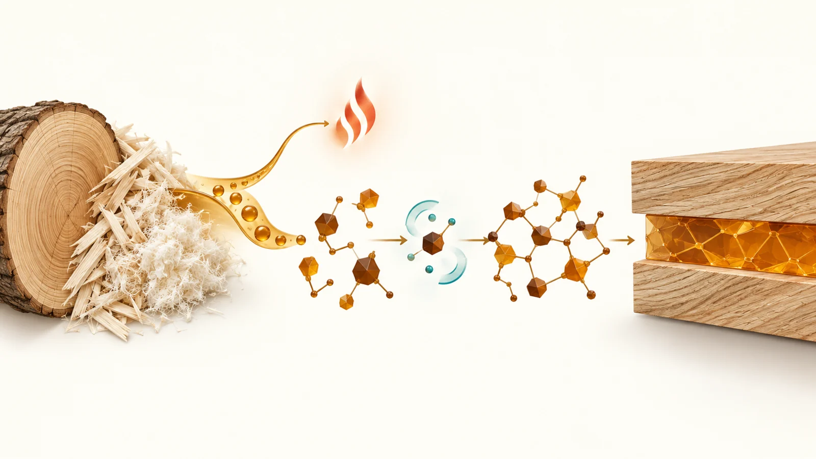 How enzymes turn lignin, a plant polymer recovered during pulping, into glue ingredients
