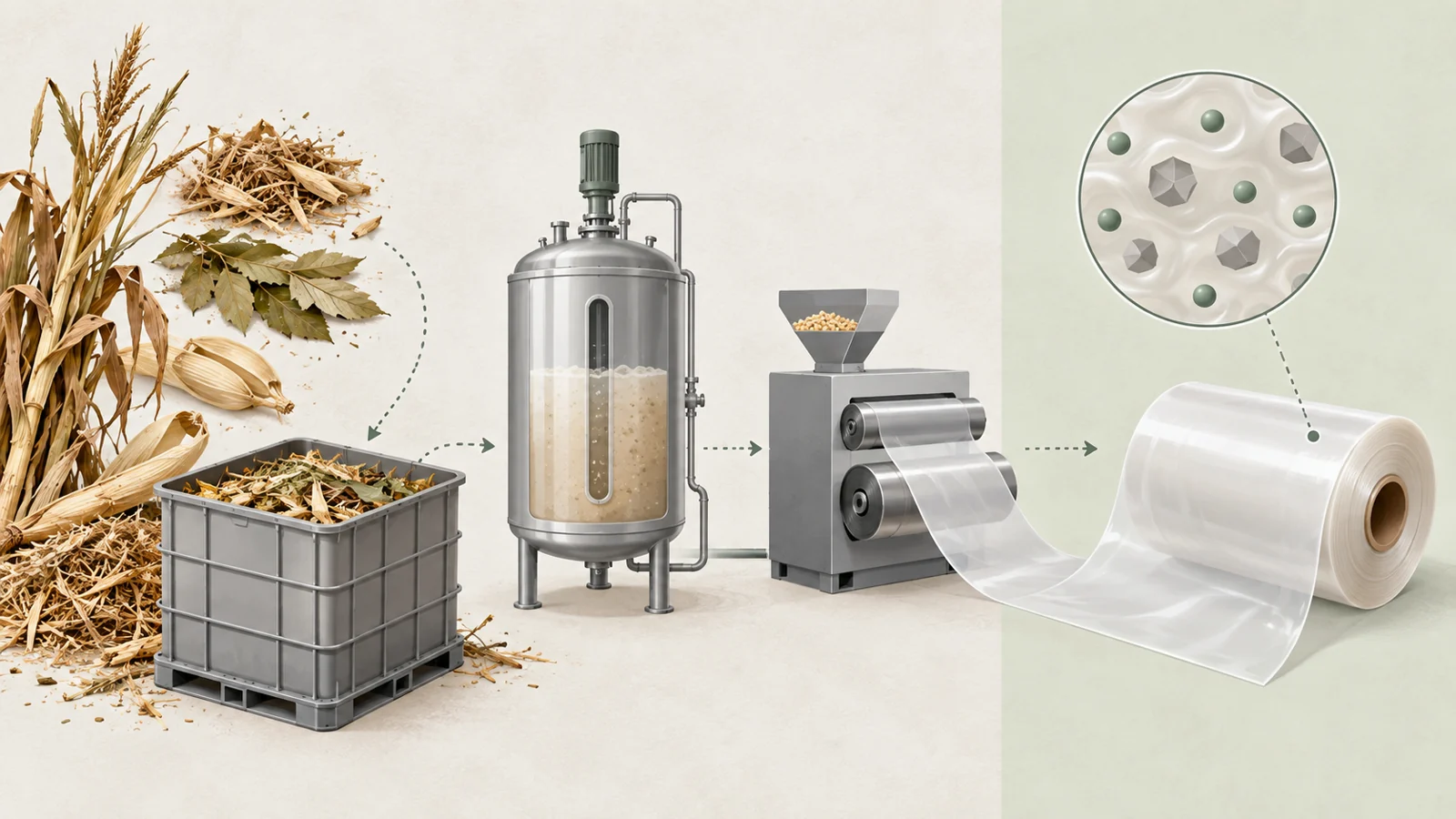 What it takes to turn waste into food-packaging plastic