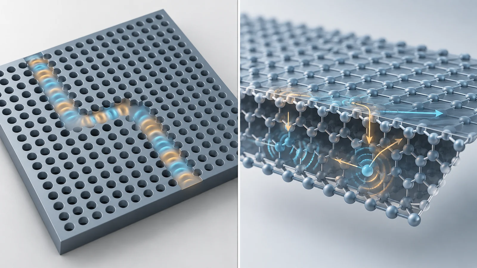 How tiny patterns shape mechanical waves and the flow of heat
