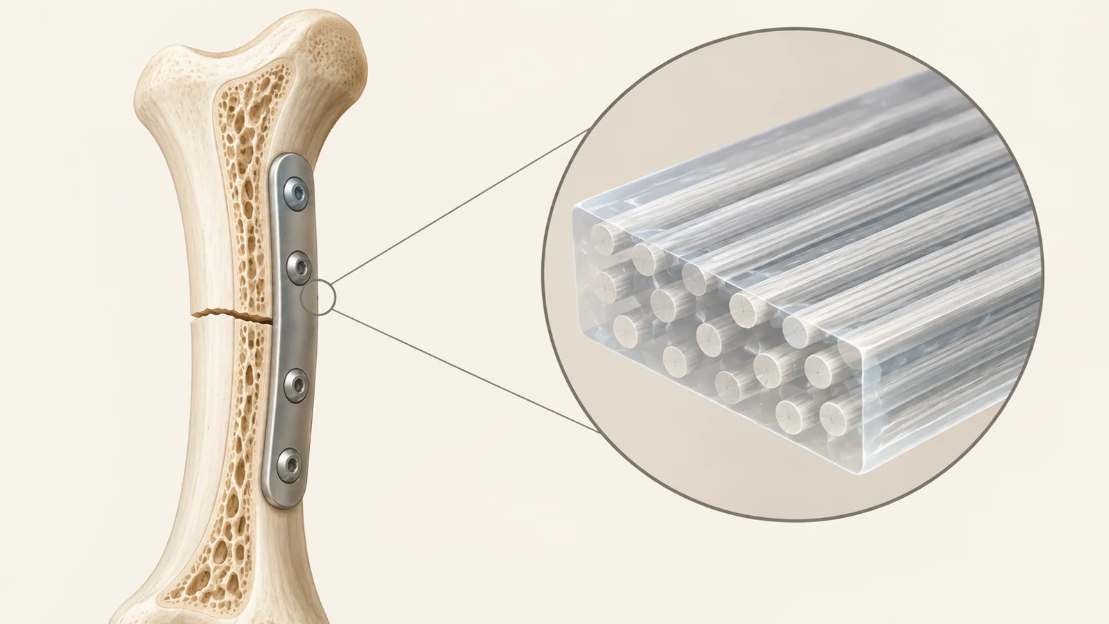 How plant fibers could help engineers tailor plates for broken bones