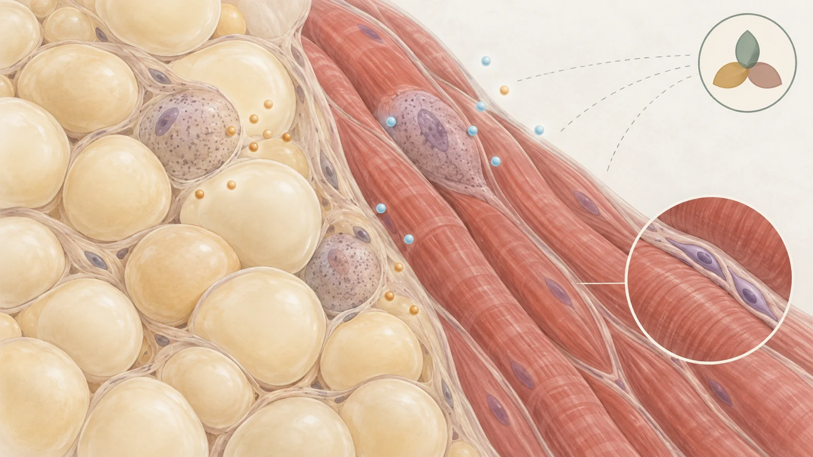 Could plant compounds alter the link between aging fat and muscle?