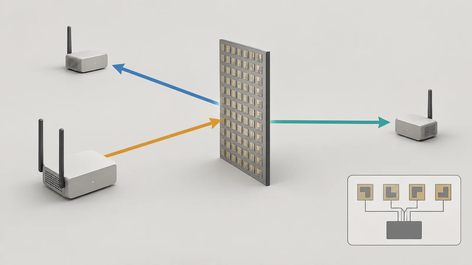 How programmable surfaces steer wireless waves to either side
