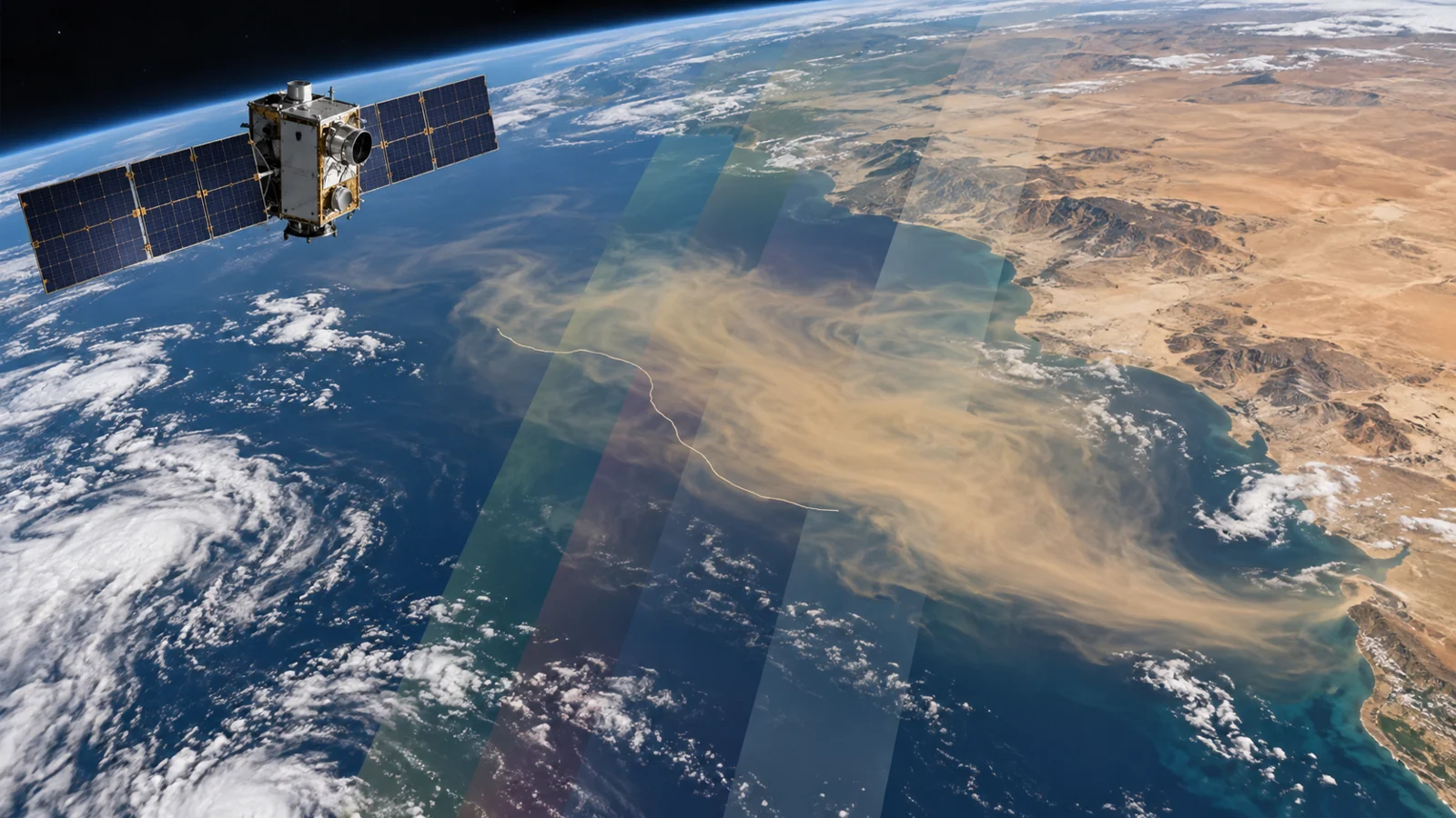 How computers learn to recognize dust in satellite images