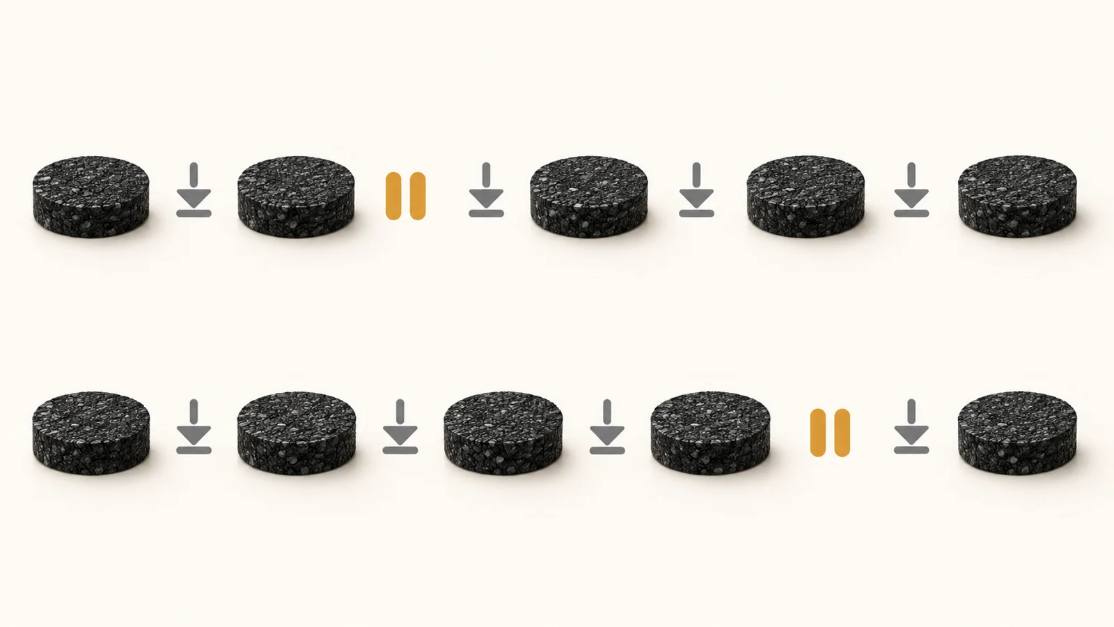 Pausing asphalt binder tests separates recovery from fatigue performance