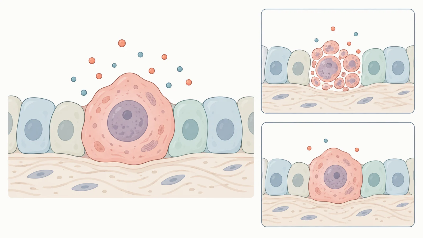 What changes when a drug targets cells that have stopped dividing?