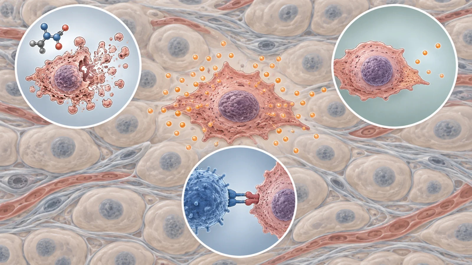 How might targeting cells that stop dividing protect aging tissues?