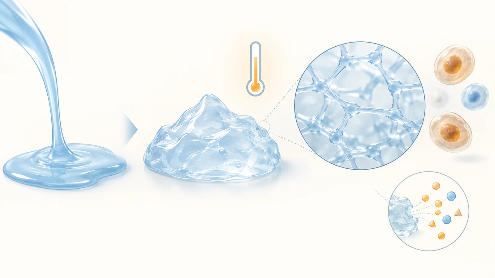 How temporary supports help cells attach and tissue form