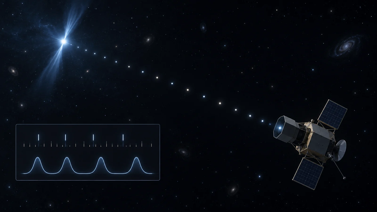 From a star’s repeating pulses to a spacecraft’s position