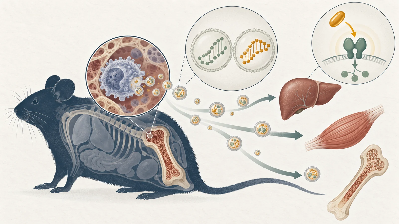 How aged marrow immune cells affect distant organs in mice