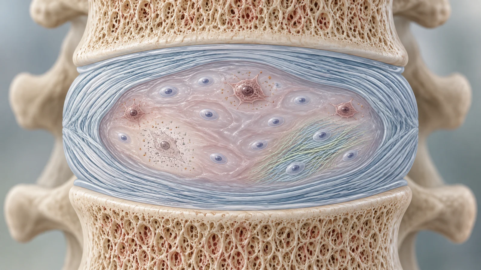 A damaged disc may need its tissue-building cells back