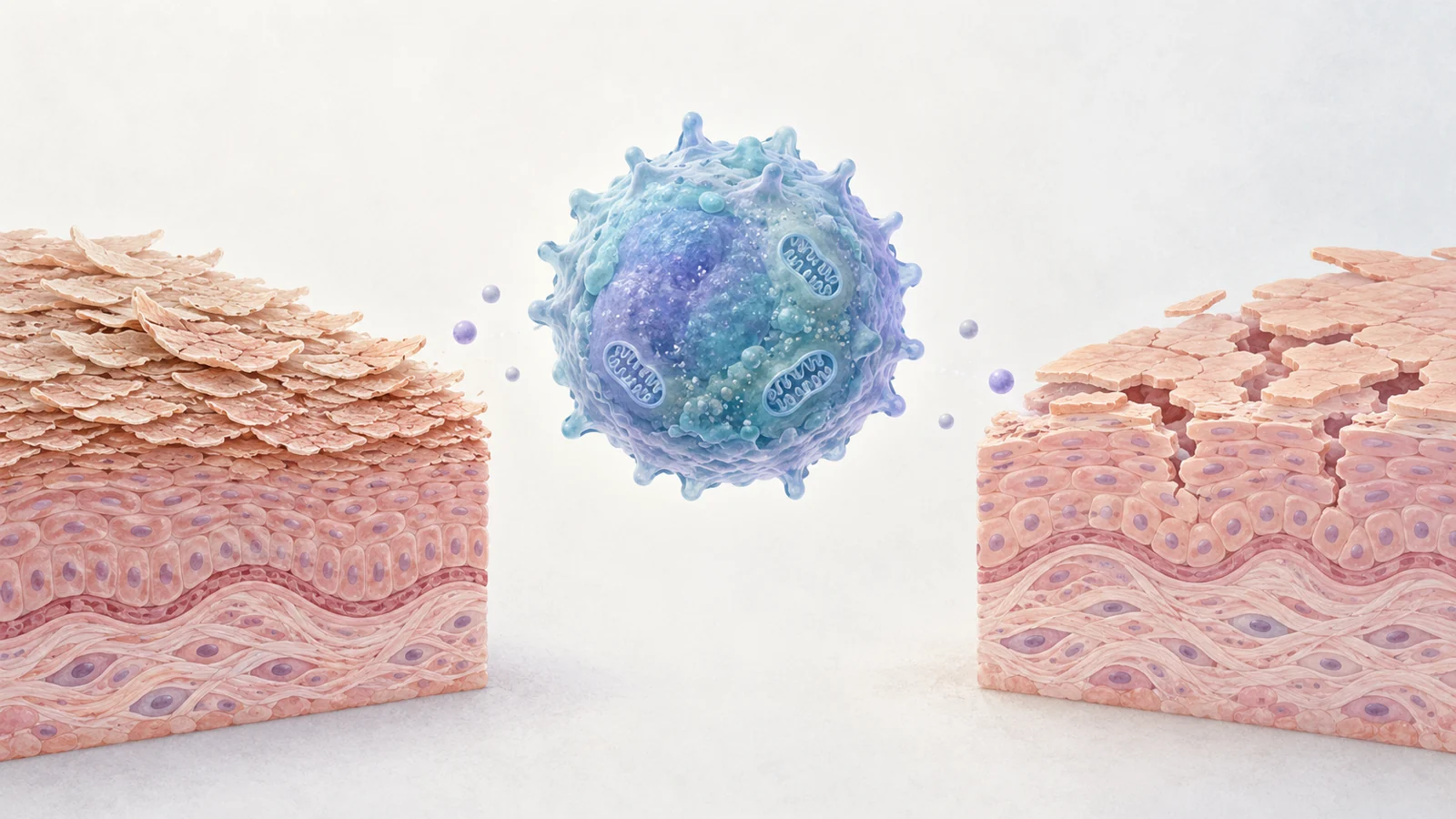 How aging immune cells may help keep skin inflammation active
