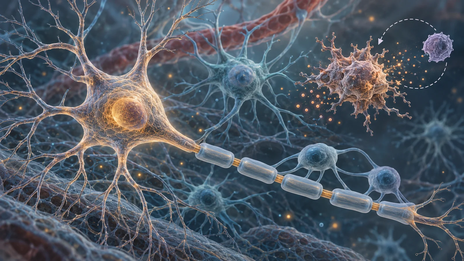 How aging-related cell changes may shape movement loss in ALS