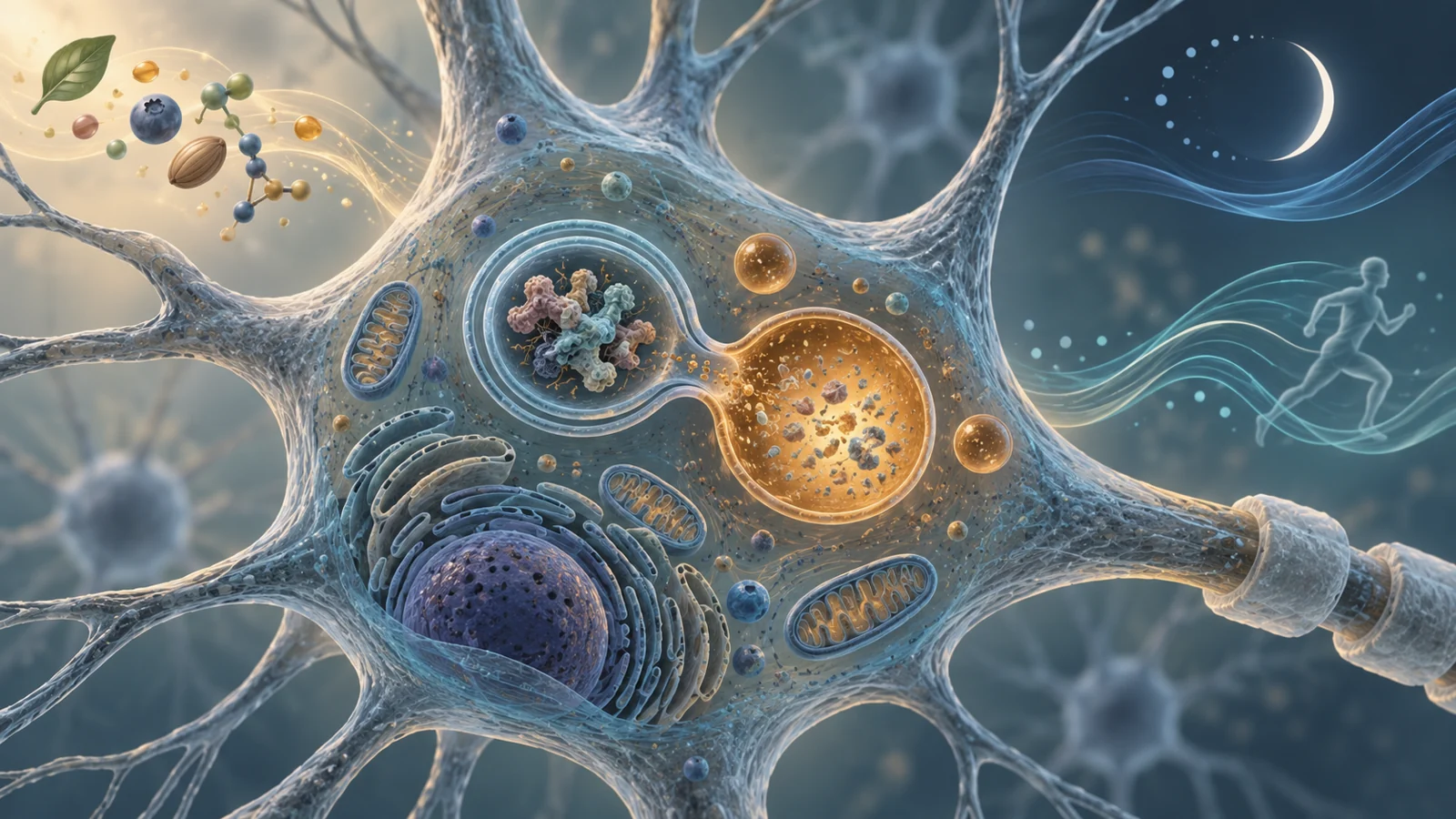 How eating, movement, and sleep may shape brain-cell recycling