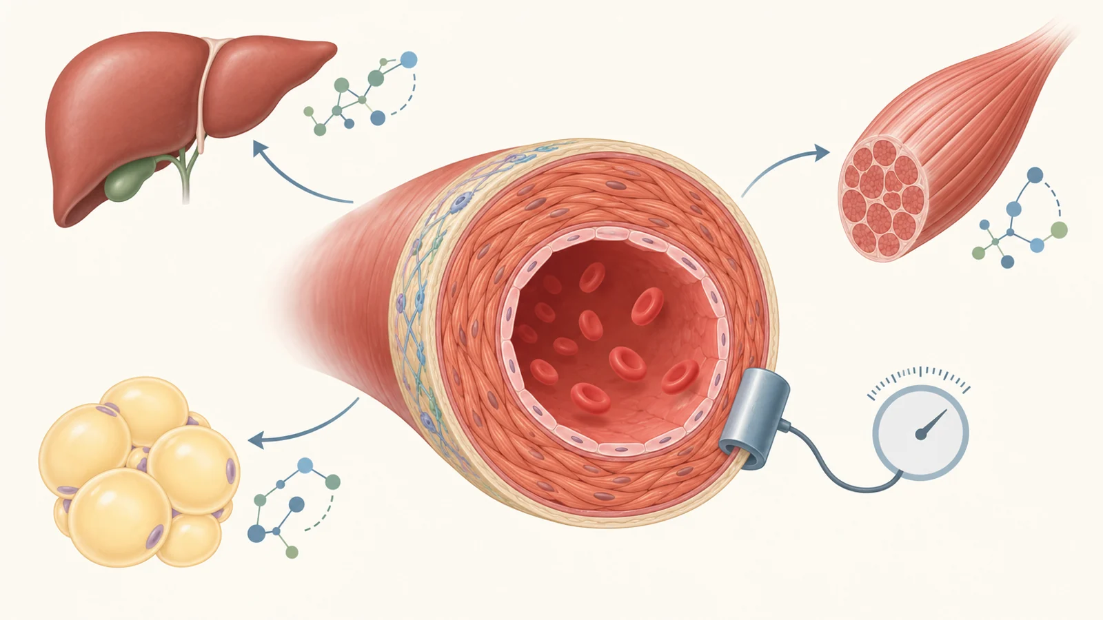How metabolism and aging blood vessels affect each other
