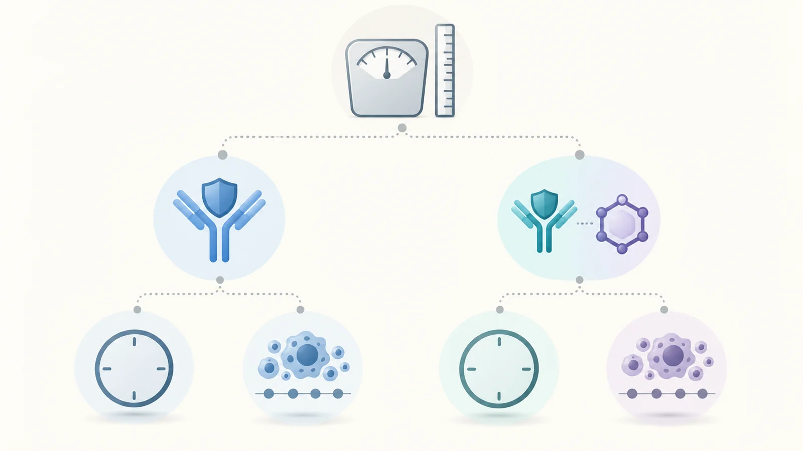 How did body mass index relate to survival across kidney cancer treatments?