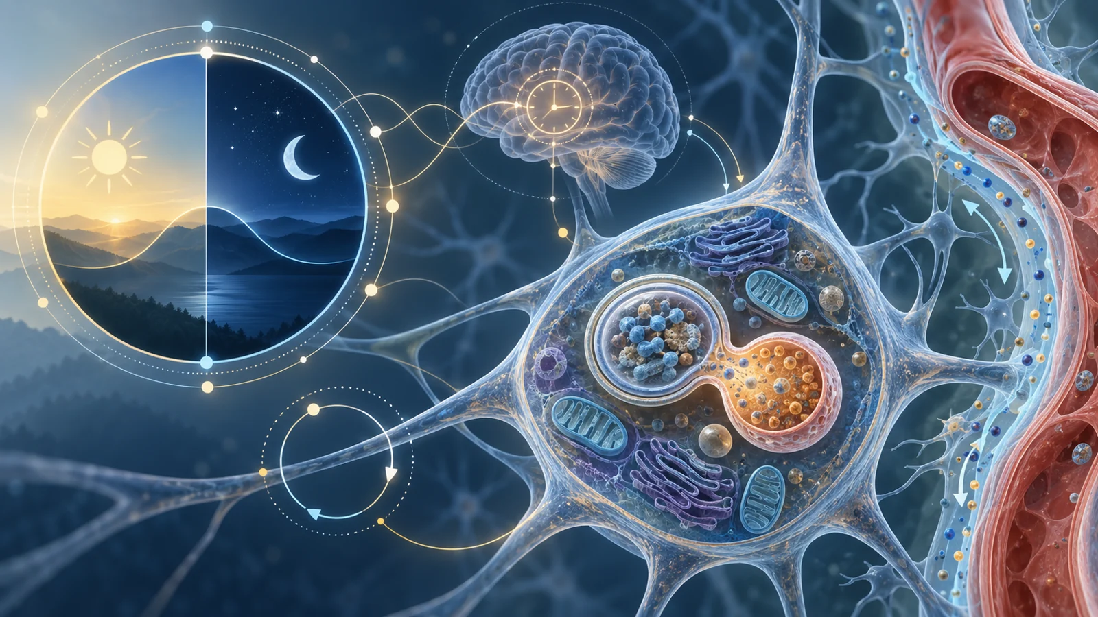 How daily timing connects to recycling inside brain cells