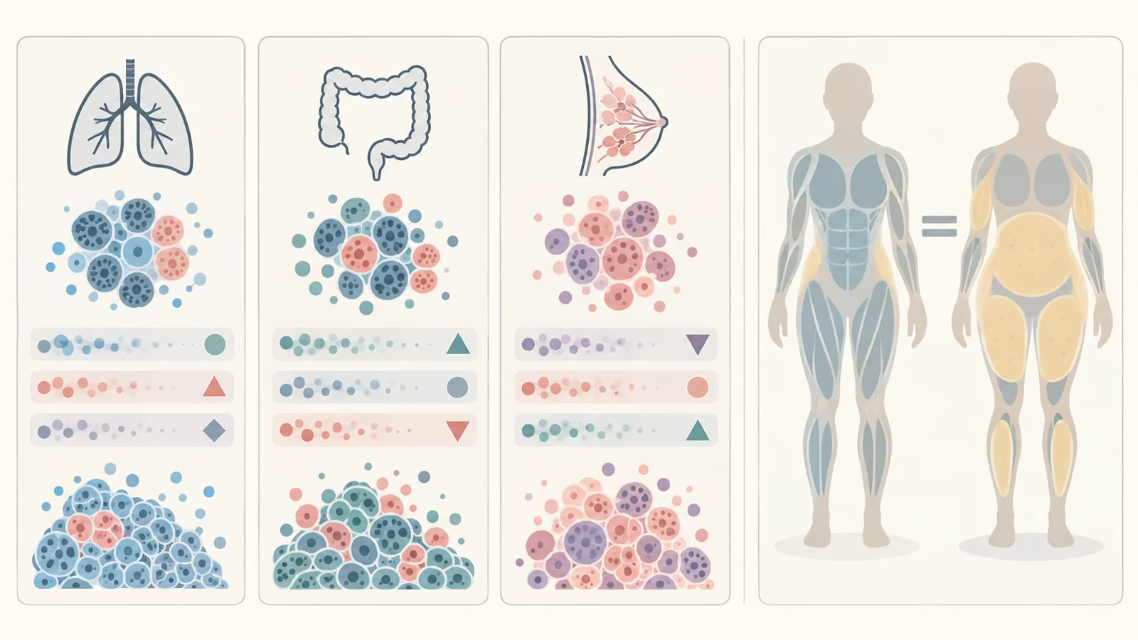 Why did body size seem to matter differently during cancer immunotherapy?
