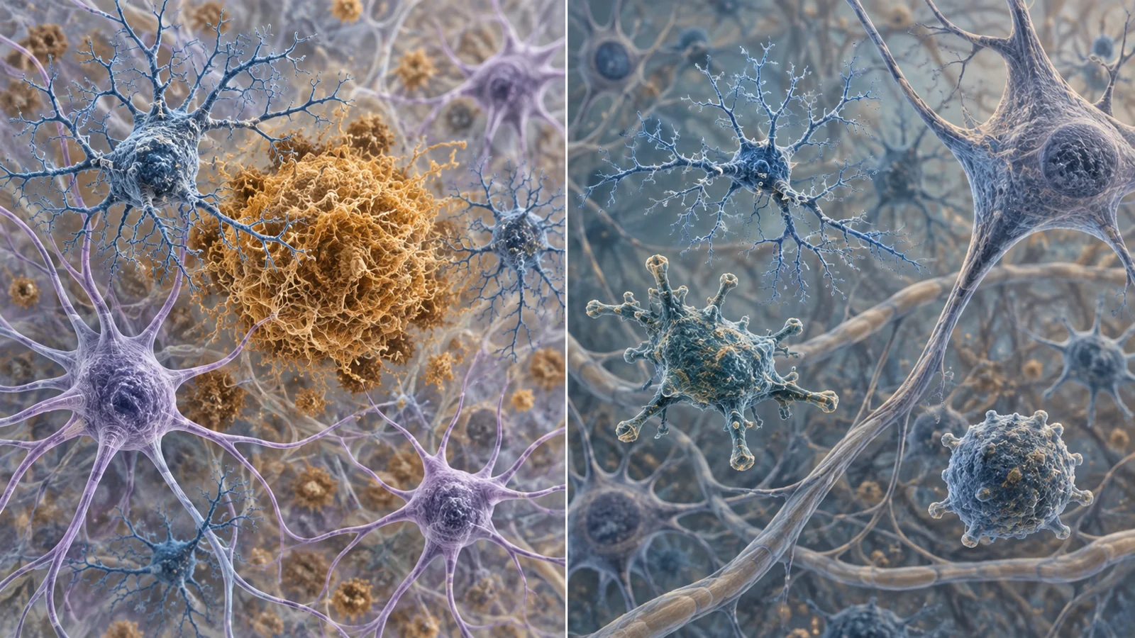 Why can similar signs of brain inflammation mean different things in disease and aging?