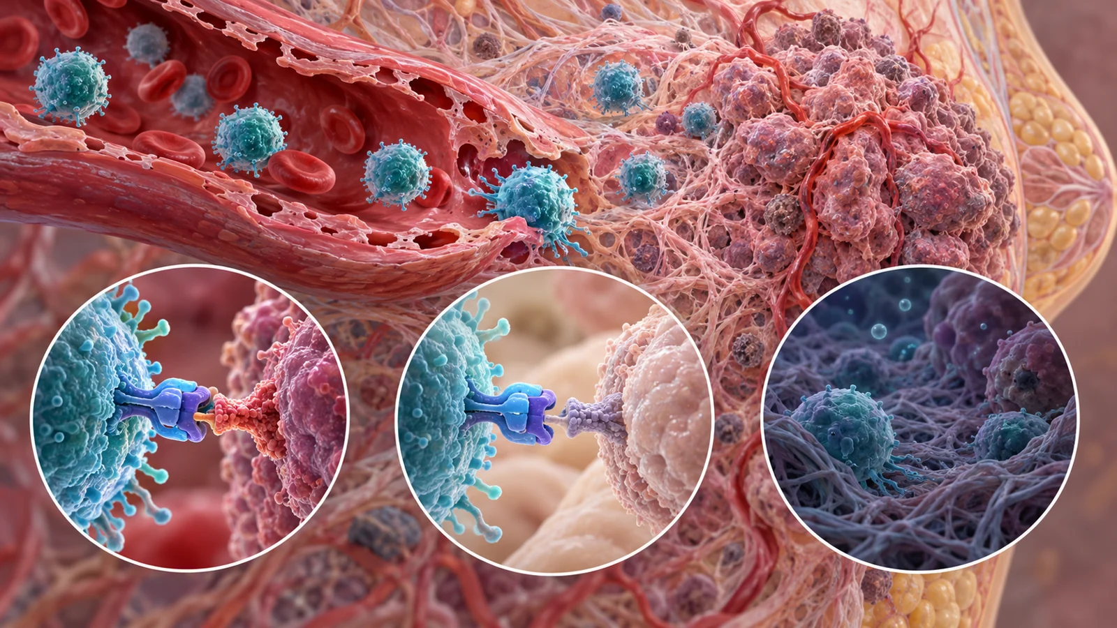 From breast cancer recognition to a safe CAR-T immune-cell attack