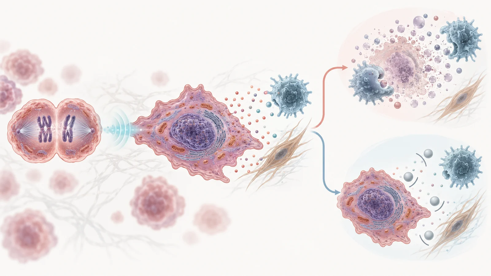 Why researchers may induce senescence before clearing cancer cells