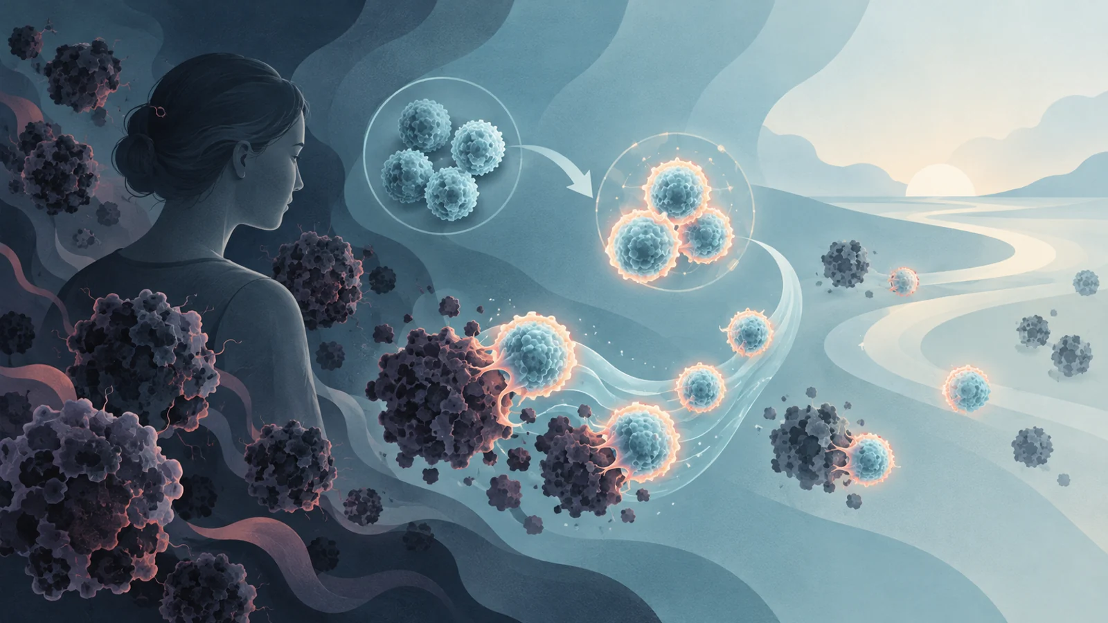 What lasting remission could mean after aggressive B-cell lymphoma returns