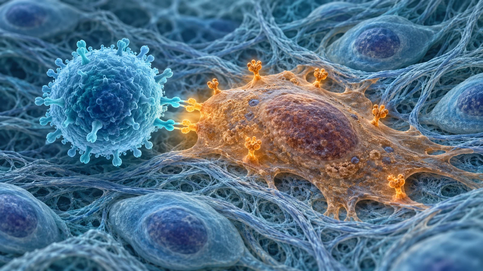 Why might clearing aging cells call for a different immune attack than cancer?