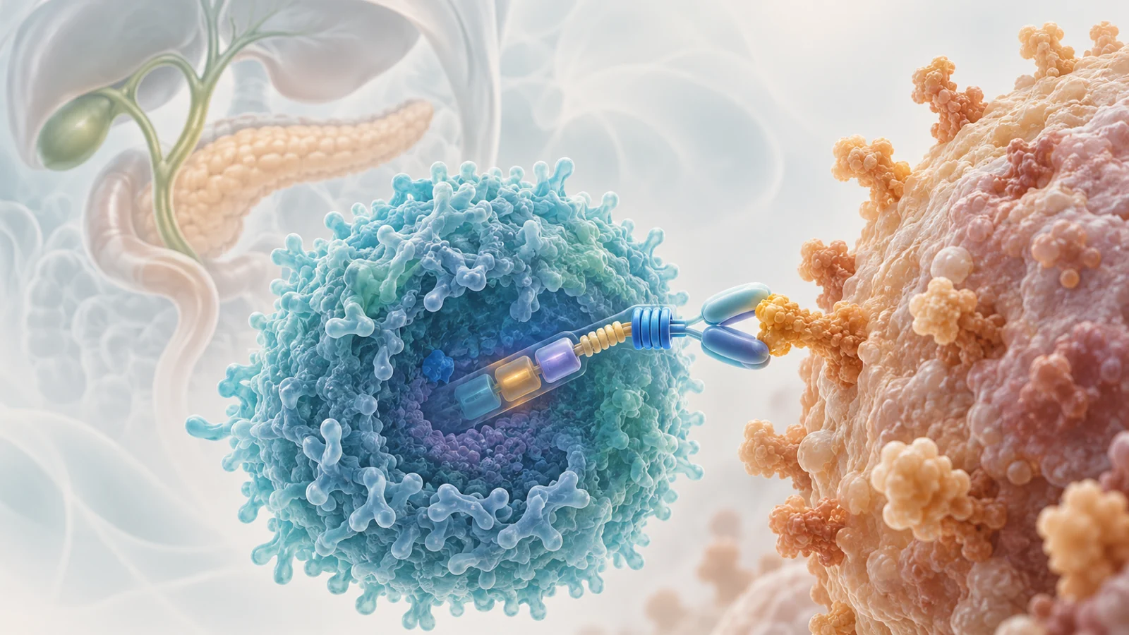 What did early trials reveal about engineered T cells for pancreatic and biliary cancers?
