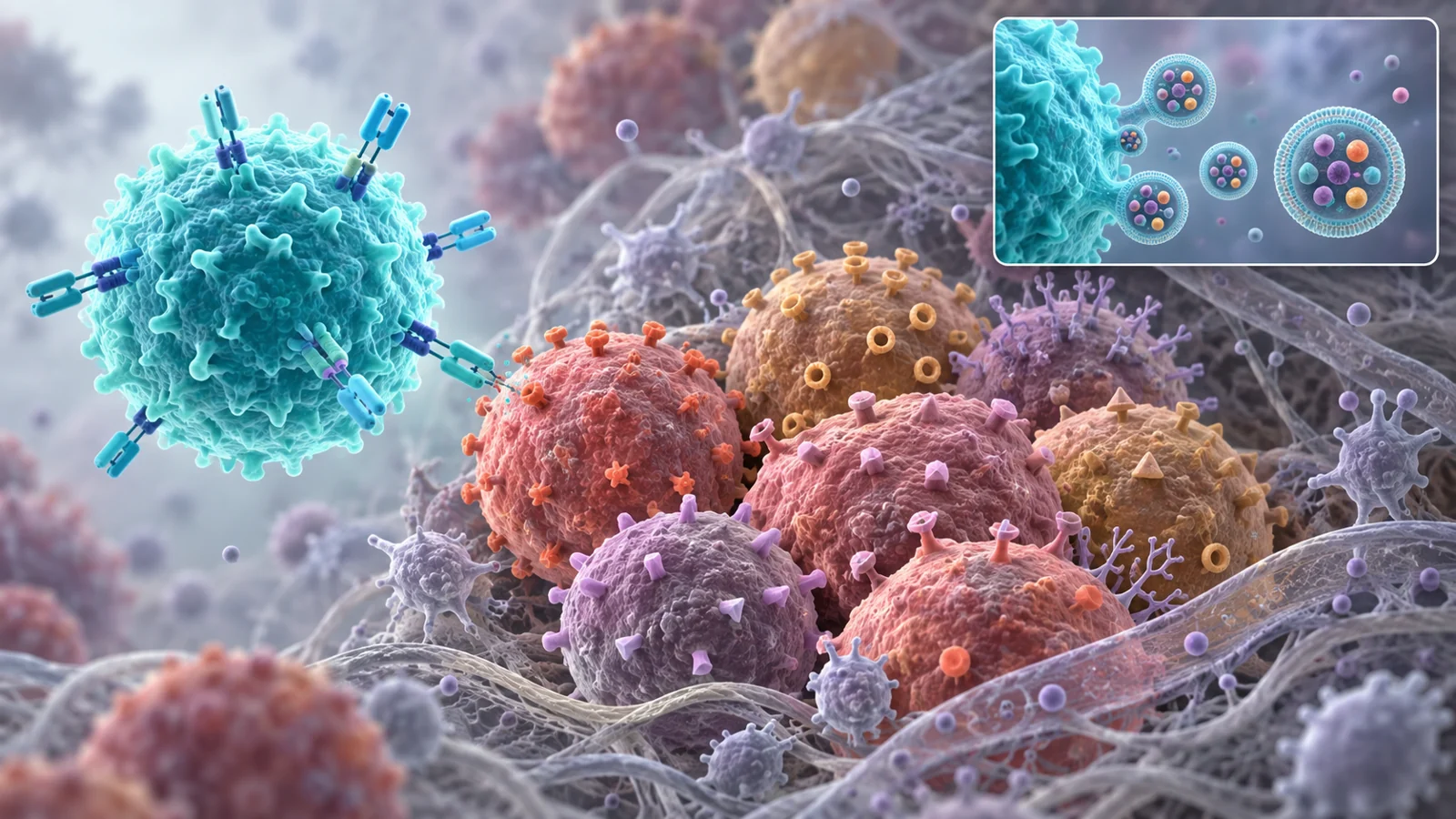 From cancer recognition to a lasting response inside a tumor