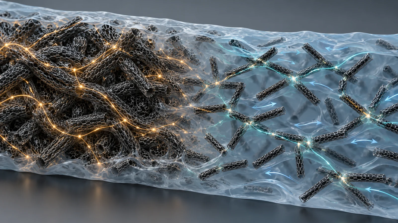 Why the way carbon nanotubes connect changes what a polymer can do