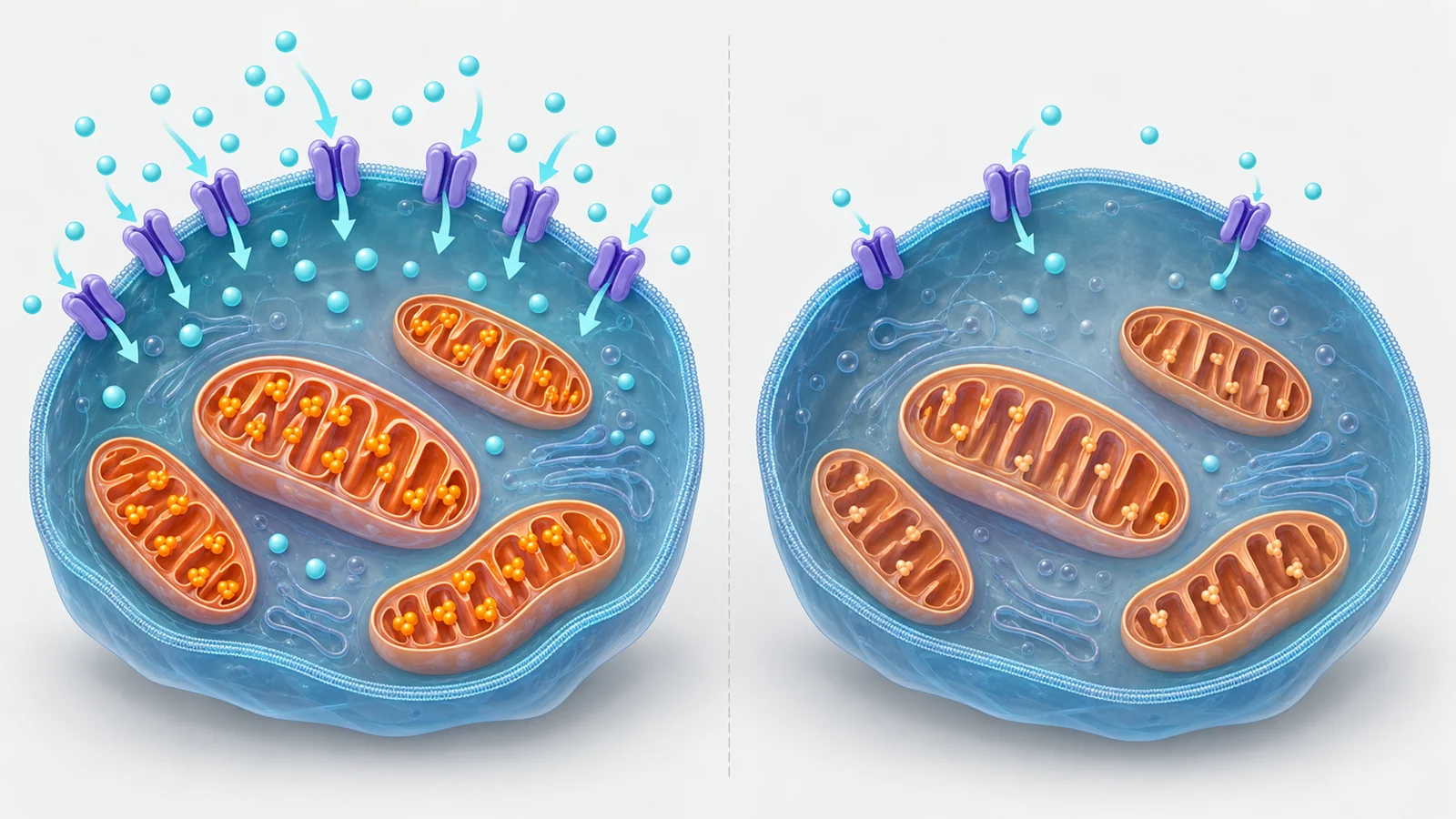How a mitochondrial membrane change altered creatine entry in cultured brain-vessel cells