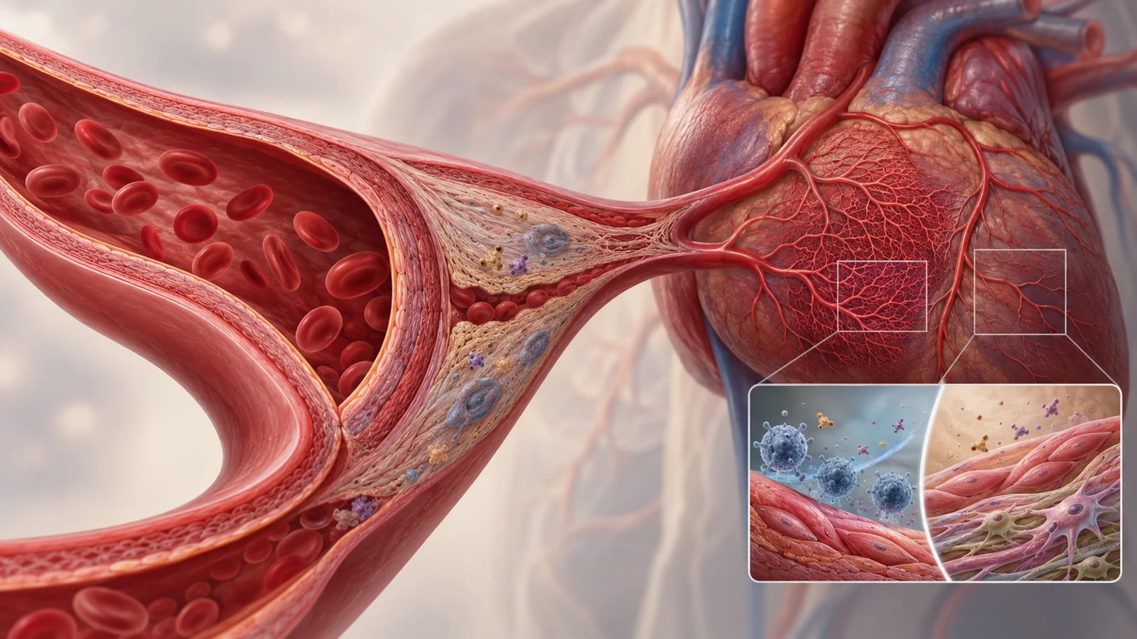 How aging changes the heart’s blood supply and complicates treatment choices