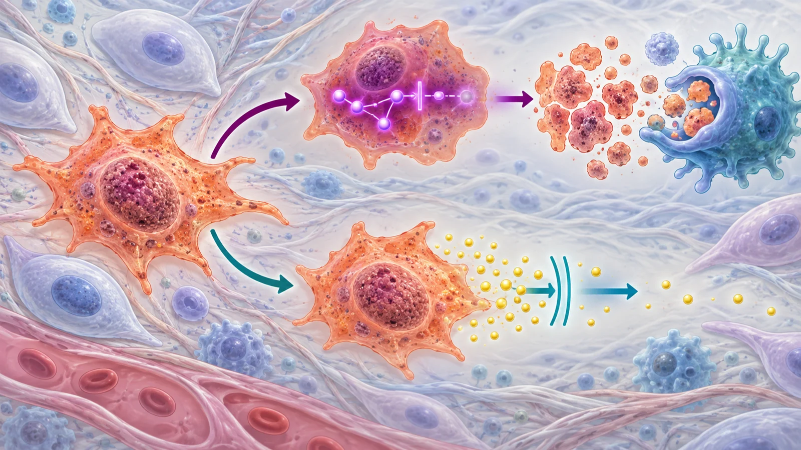 Should researchers remove cells that stop dividing or quiet their signals?