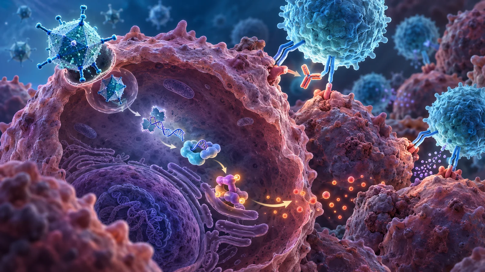 How a DNA-sensing virus helped checkpoint therapy in mouse lung tumors