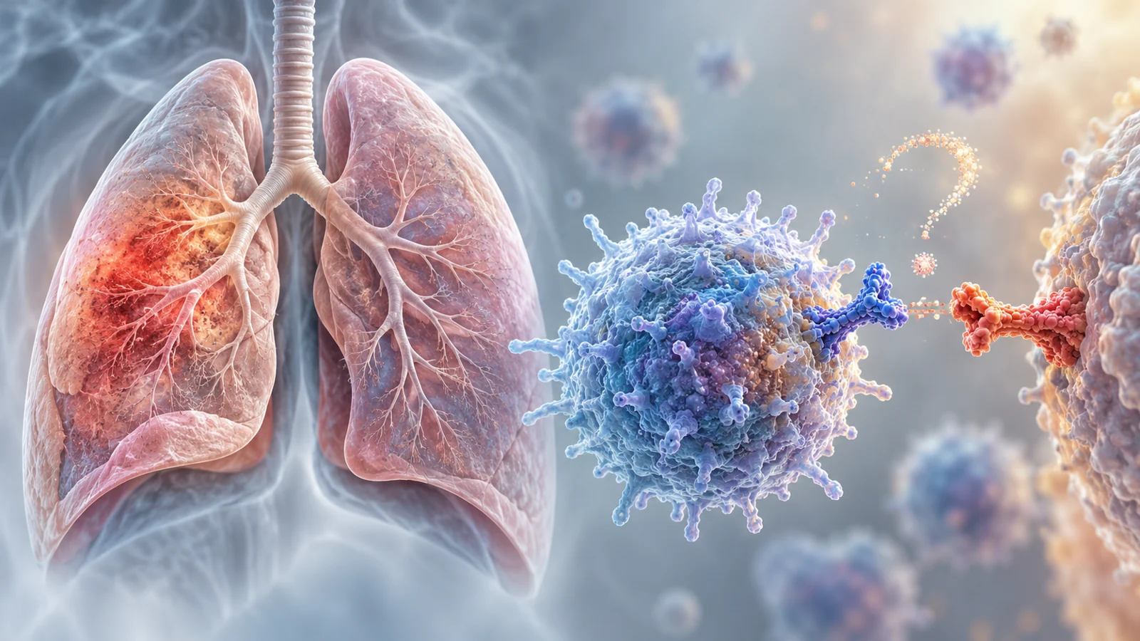 Can releasing T-cell brakes help when COVID-19 inflames the lungs?