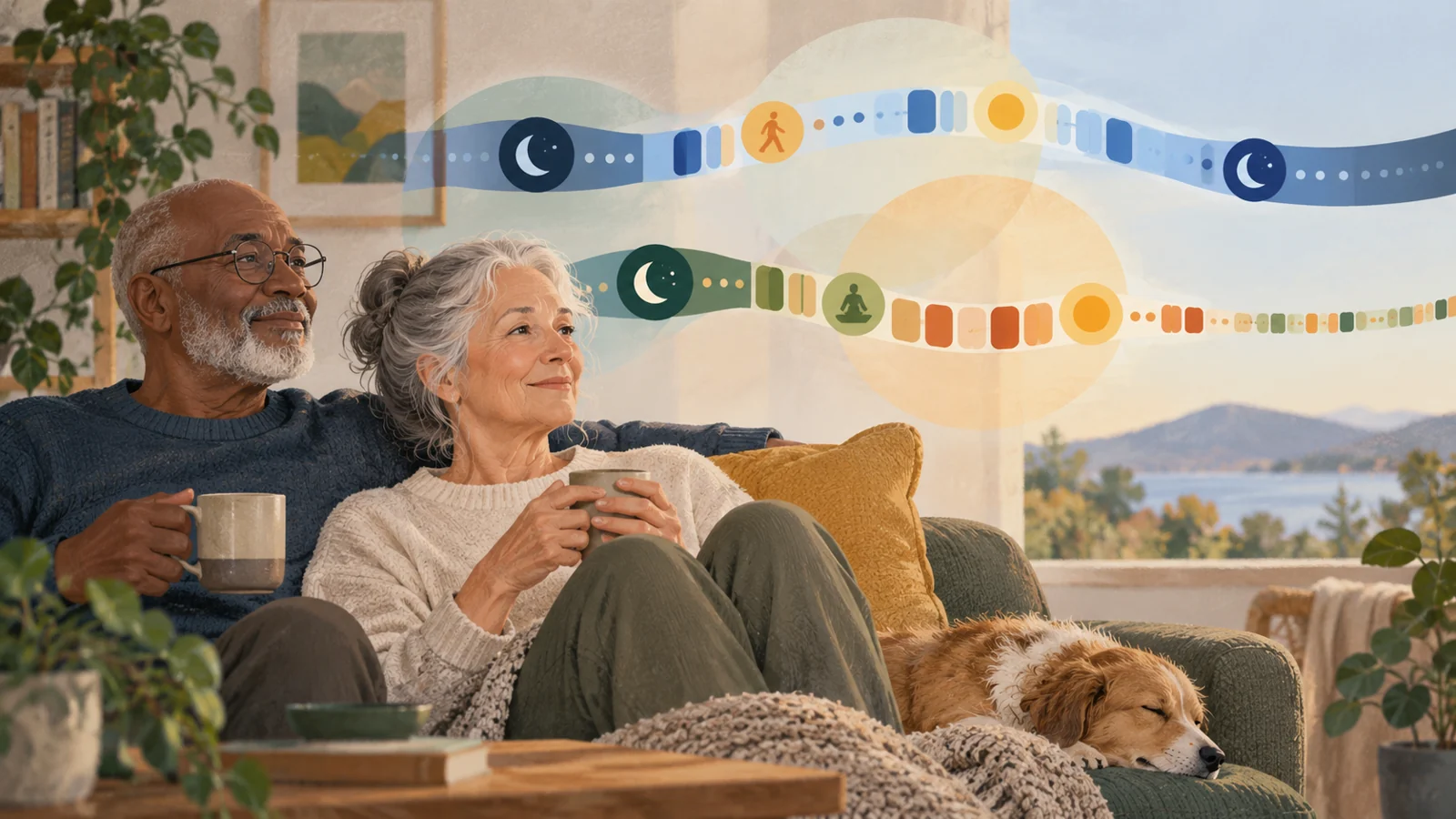 When cognitive decline affects one partner, why study both sleep patterns