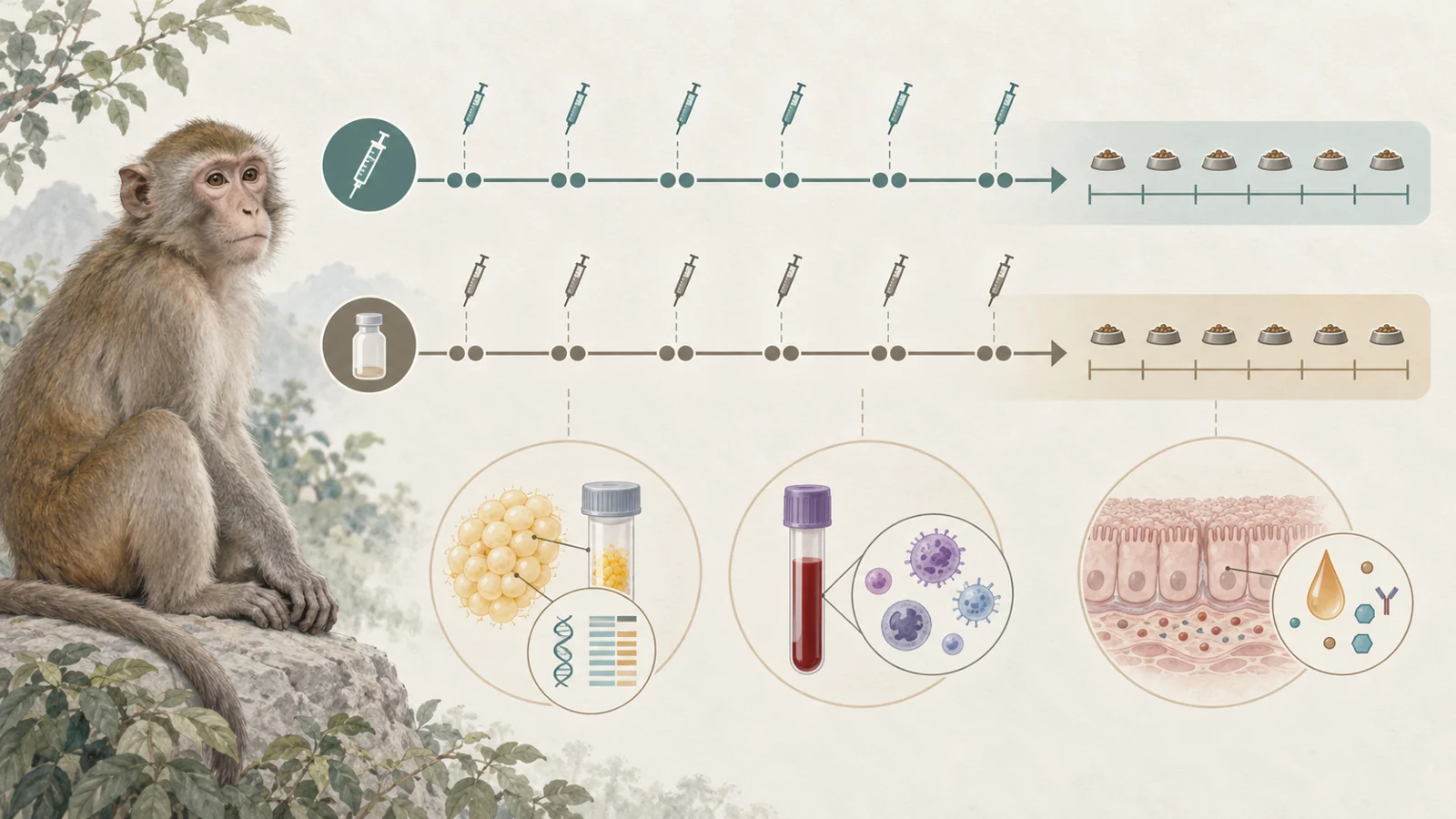What dasatinib plus quercetin did beyond eating less in monkeys