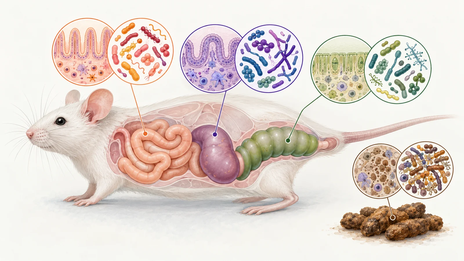 What dasatinib and quercetin changed in the aging mouse intestine