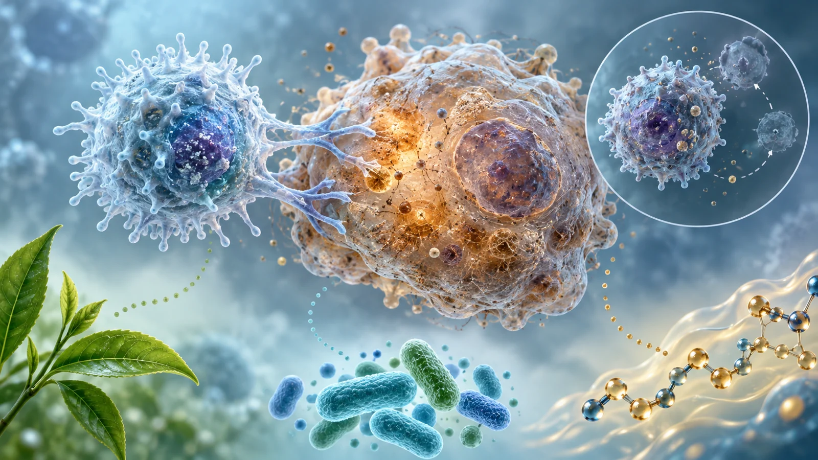 Aging immune cells change as they help clear senescent cells elsewhere
