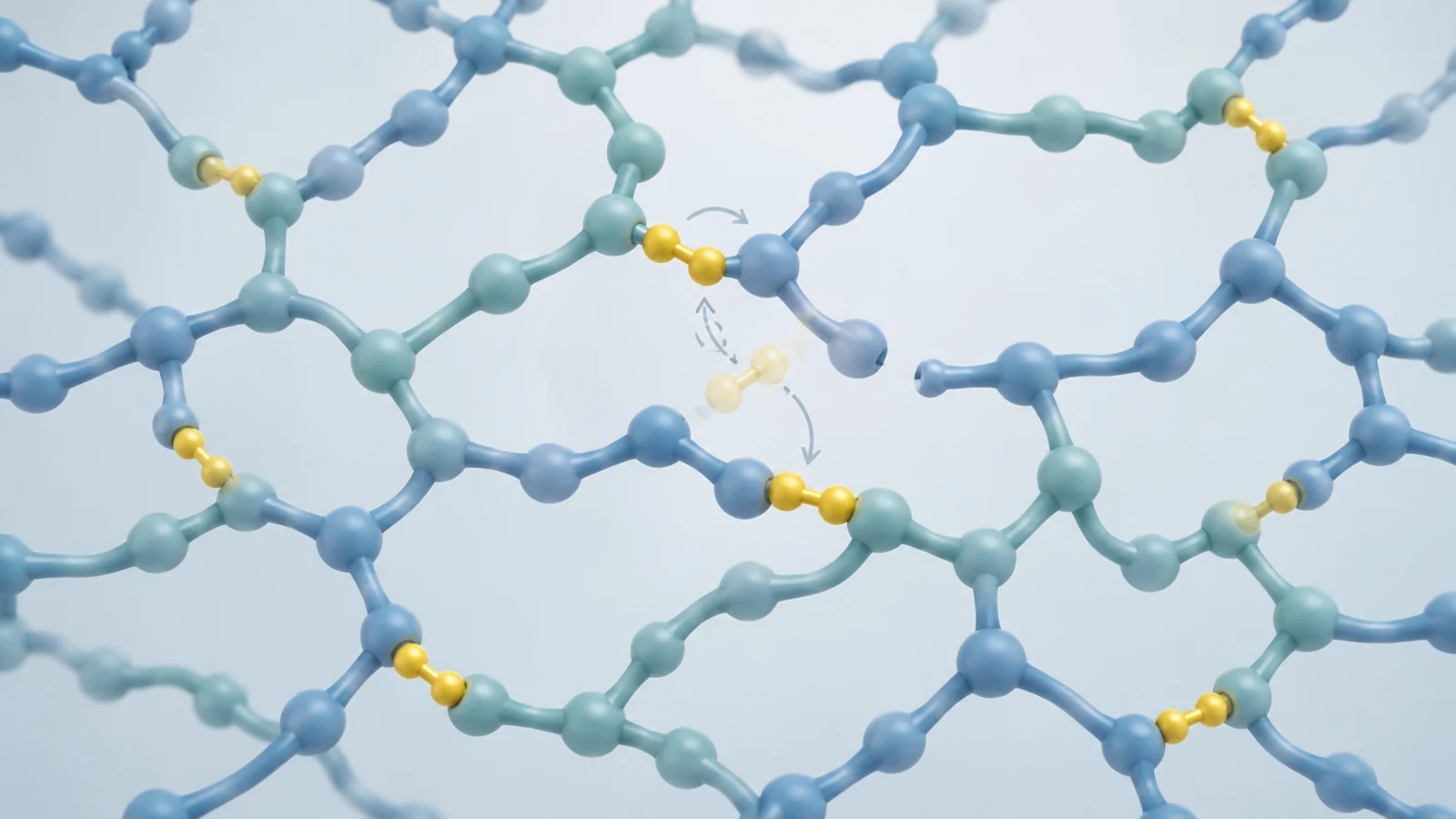 How can a polymer rearrange its bonds and stay useful?