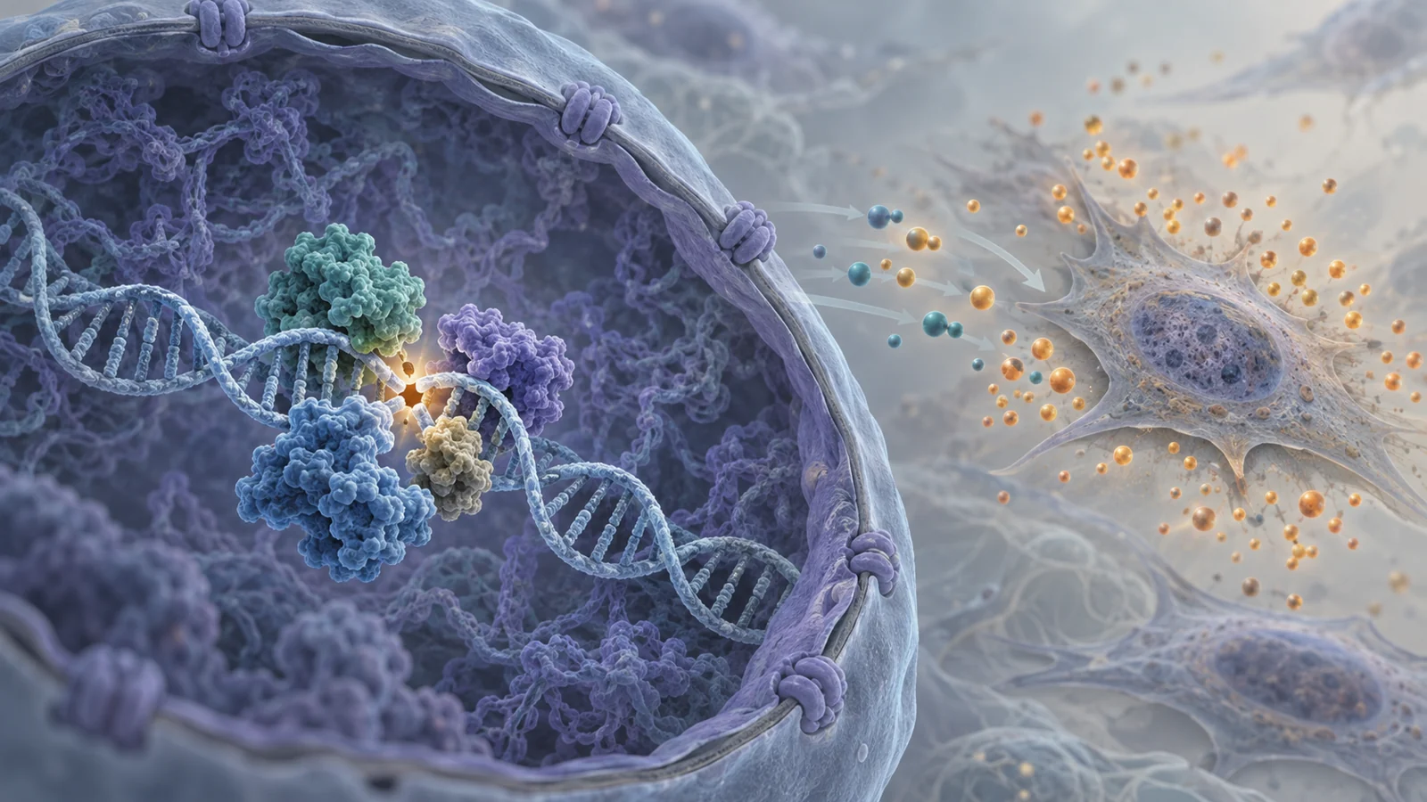 Why fixing damaged DNA in ageing cells is promising and hard to control