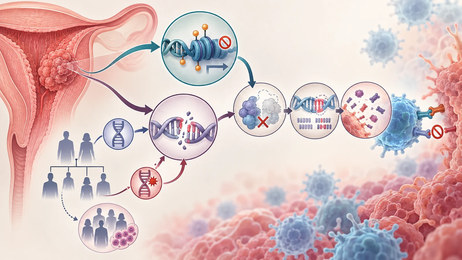 How faulty DNA repair links uterine-lining cancer treatment with family risk