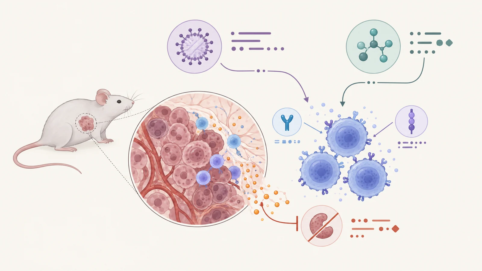 How did the five-part regimen affect resistant mouse tumors?